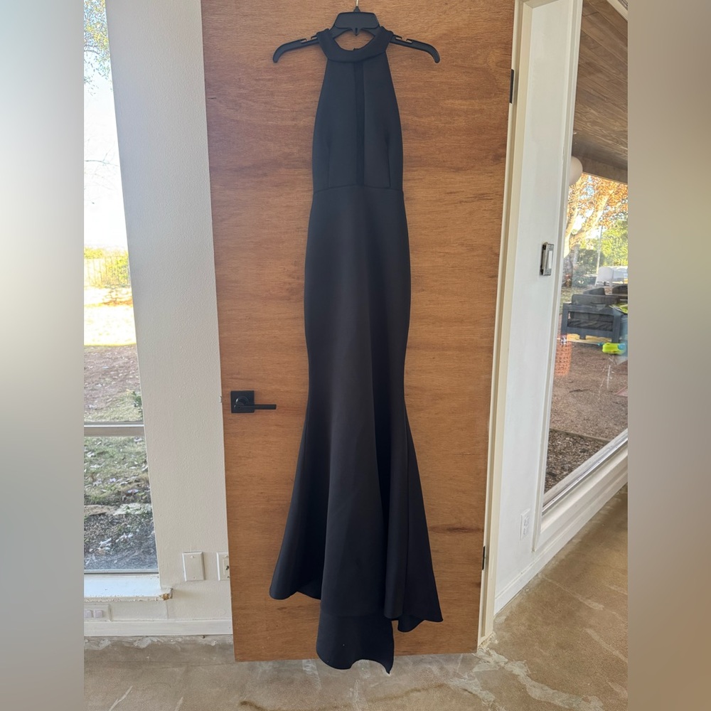 Elegant Black Evening Mermaid Gown